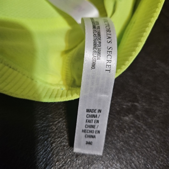 VICTORIA'S SECRET lightly lined comfortable SPORTS BRA 34C - Picture 3 of 4